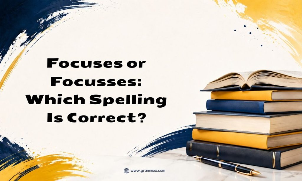 Focuses or Focusses_ Which Spelling Is Correct