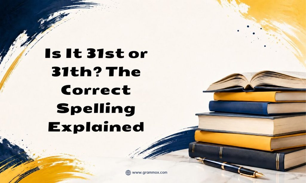 Is It 31st or 31th_ The Correct Spelling Explained