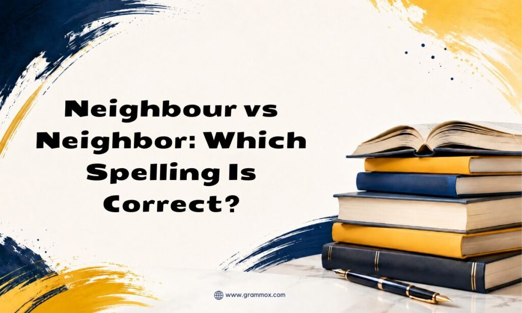 Neighbour vs Neighbor Which Spelling Is Correct