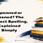 Openned or Opened The Correct Spelling, Explained Simply