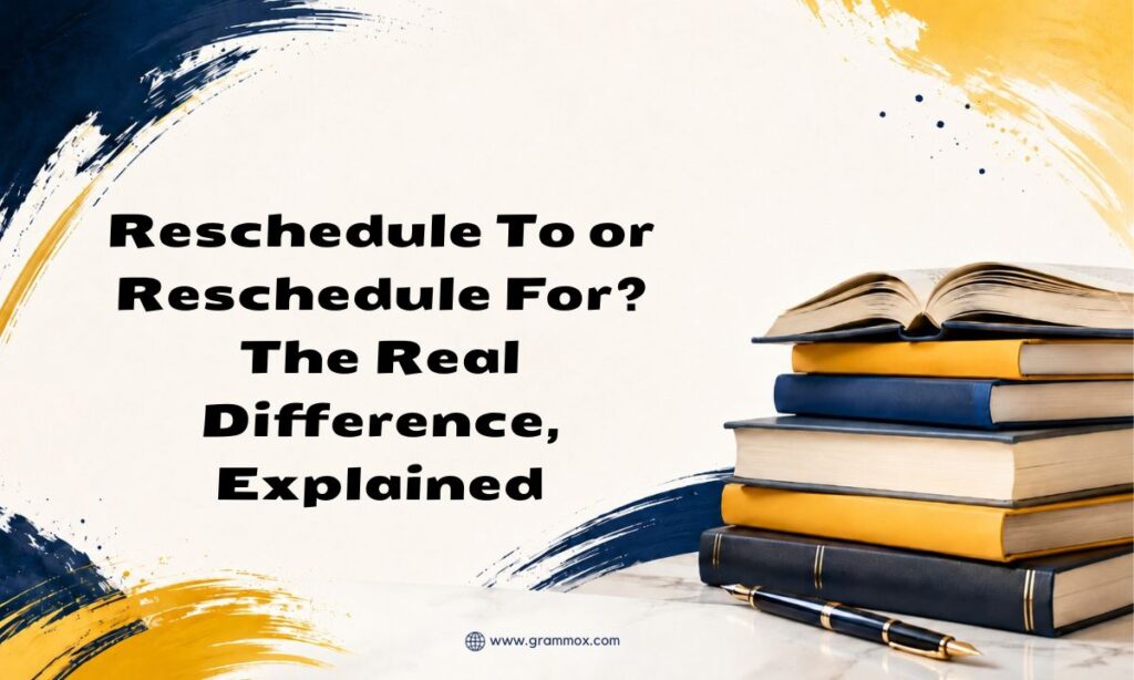 Reschedule To or Reschedule For_ The Real Difference, Explained