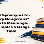 100+ Synonyms for _Very Dangerous_ (With Meanings, Examples & Usage Tips)