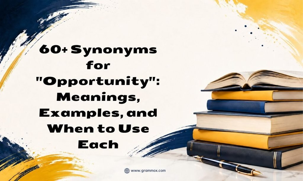 60+ Synonyms for _Opportunity__ Meanings, Examples, and When to Use Each