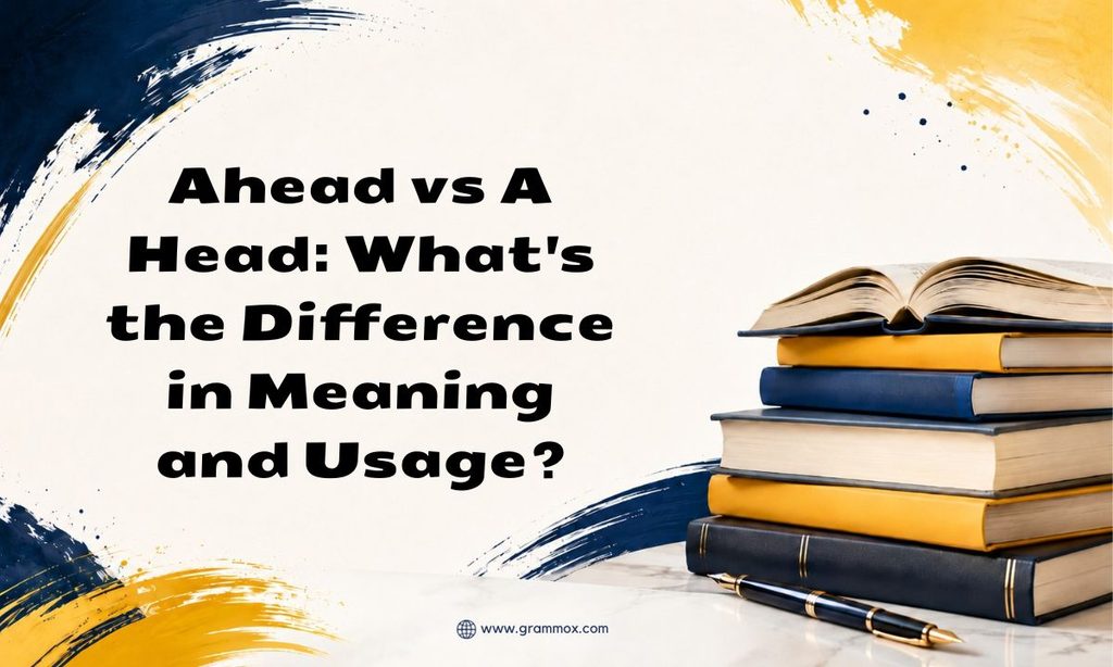 Ahead vs A Head_ Whats the Difference in Meaning and Usage